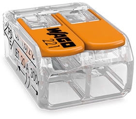 Złączka instalacyjna uniwersalna mini 2x0.02-4 221-412 Wago Elwag
