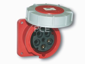 Gniazdo tablicowe proste POWER TWIST IP67 63A 400V 3P+Z+N 100x100mm IP67 335-6 PCE