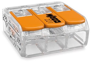 Złączka instalacyjna uniwersalna mini 3x0.02-4 221-413 Wago Elwag