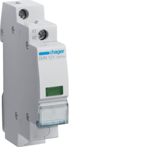 Lampka sygnalizacyjna LED zielony 230V AC SVN121 Hager
