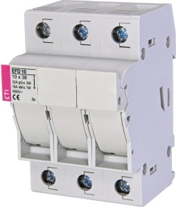 Rozłącznik bezpiecznikowy EFD 10x38 3p 002540004 ETI