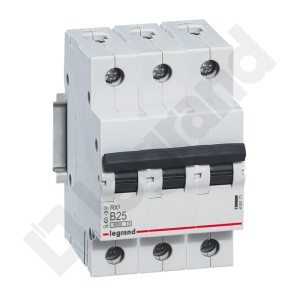 Wyłącznik nadprądowy RX3 3P B25A 419171 Legrand