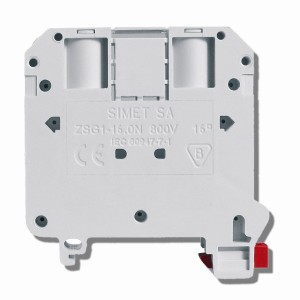 Złączka szynowa gwintowa NOWA 16.0 mm2 TS-35 1 tor szara ZSG1-16.0Ns 11621312 Simet