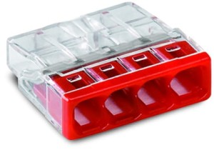 Złączka instalacyjna do puszek 4x0.5-2.5 2273-204 Wago Elwag