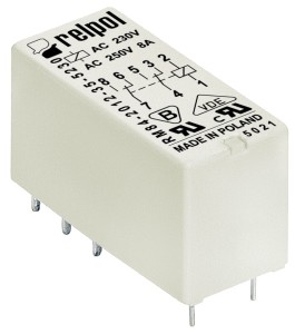 Przekaźnik elektromagnetyczny RM84-2012-35-1024 miniaturowy do obwodu drukowanego i gniazda wtykowego 600336 Relpol