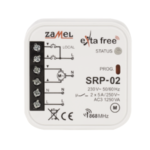 Sterownik rolet dopuszkowy SRP-02 230V Zamel