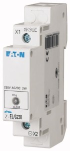 Lampka kontrolna pojedyncza zielona Z-EL/G230 284922 Eaton