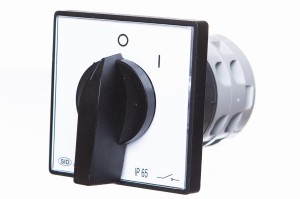 Łącznik krzywkowy 16-12E rozłącznik 0-1 16A z płytką przednią 951601 Elektromet