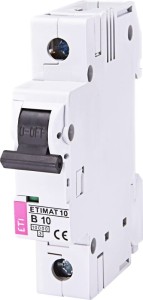 Wyłącznik nadprądowy ETIMAT10 1P 10kA B 10A 002121714 ETI