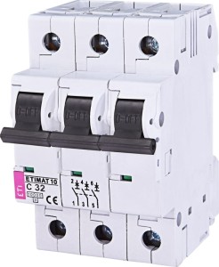 Wyłącznik nadprądowy ETIMAT10 3P 10kA C 32A 002135719 ETI