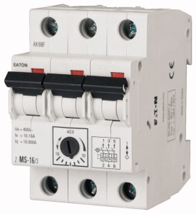 Wyłącznik silnikowy 3-biegunowy Z-MS-10/3 248411 Eaton