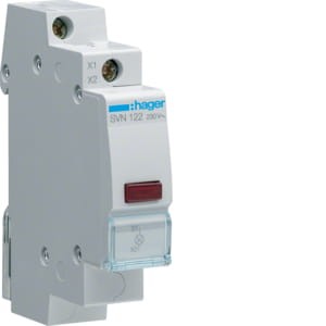 Lampka sygnalizacyjna LED czerwony 230V AC SVN122 Hager