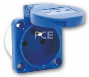 Gniazdo wtyczkowe tablicowe 230V 2PxZ IP54 104-0b PCE