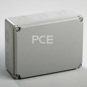 Puszka natynkowa  „LIGHT” skręcana 245x185x95 10 osłabień IP55 EX-231 PCE