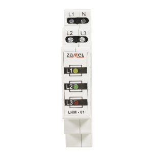 Lampka sygnalizacyjna LKM-01-40 3x(żółta/zielona/czerwona) 230/400V Zamel