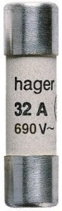 Wkładka topikowa cylindryczna 22x58 gG 125A LF599G Hager