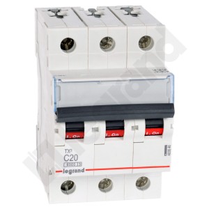 Wyłącznik nadprądowy S 303 3P C 20A 403546 (605651) Legrand