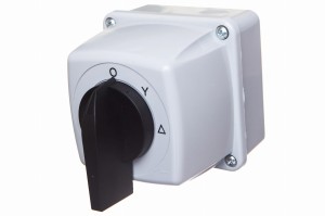Łącznik krzywkowy 16-23E przełącznik O-gwiazda-trójkąt 16A w obudowie IP65 951623 Elektromet