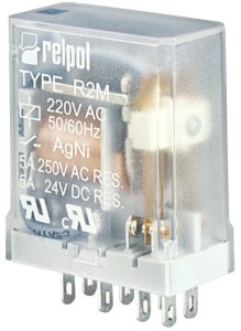 Przekaźnik elektromagnetyczny R2M-2012-23-5012 przemysłowy - miniaturowy do gniazda wtykowego 620484 Relpol