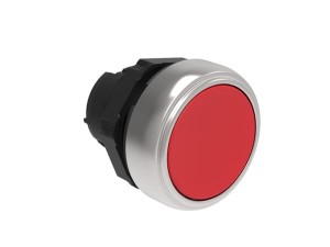Przycisk kryty czerwony LPCB104 bez adaptera z samoczynnym powrotem Lovato